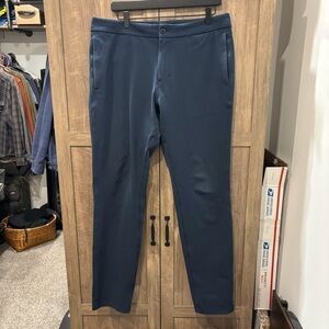 Lululemon E40416 Commission ABC 5 Pocket Warpstreme Blue Pants 34x32